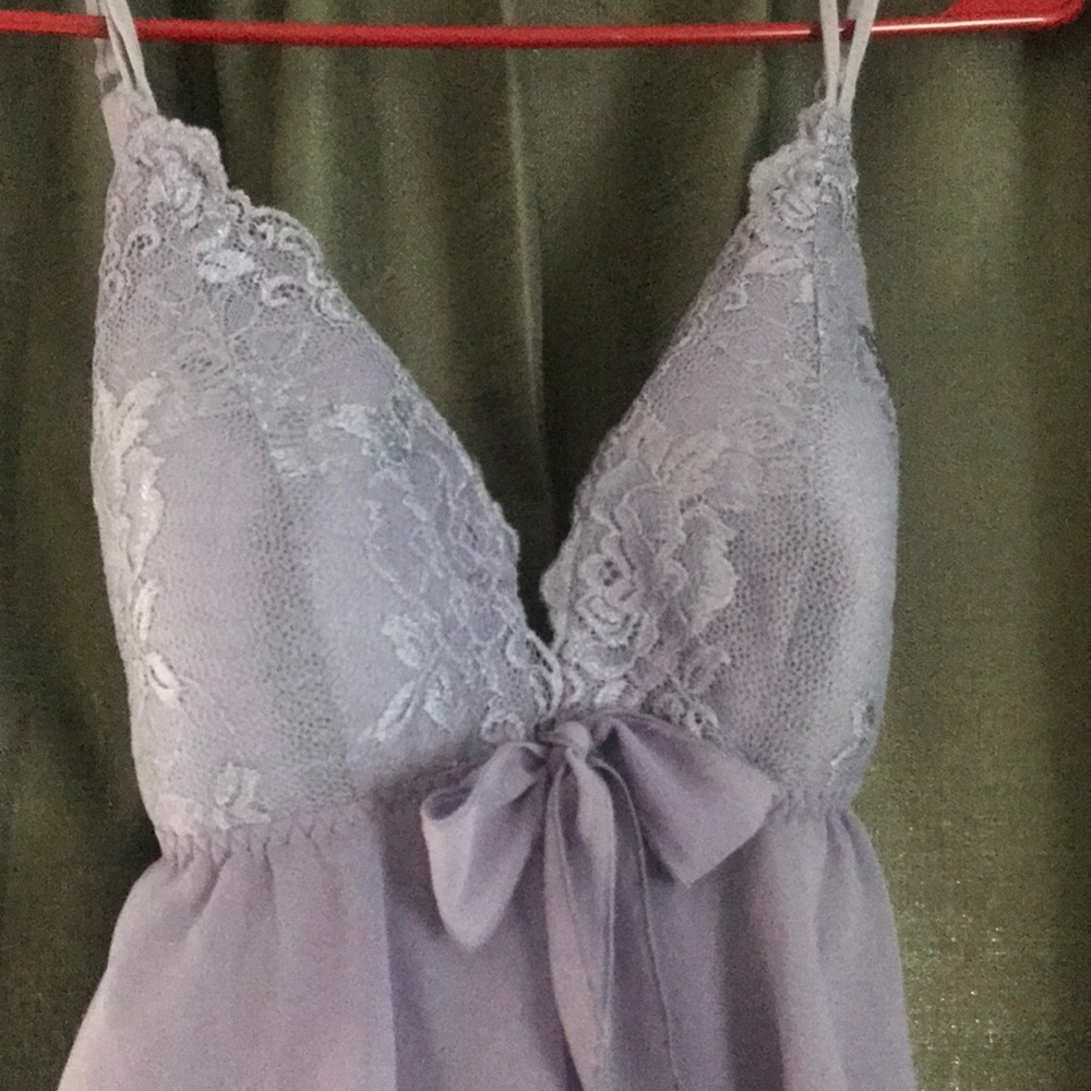 NEW Teddy Small with Matching Thong Lavender